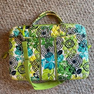 Beautiful 15” laptop hard case with zipper and strap!